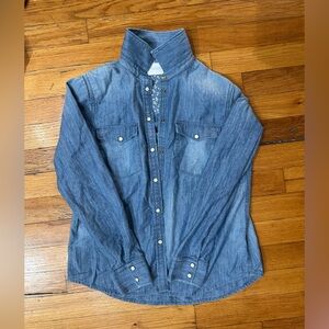 Lucky Brand Denim Long Sleeve Button Up